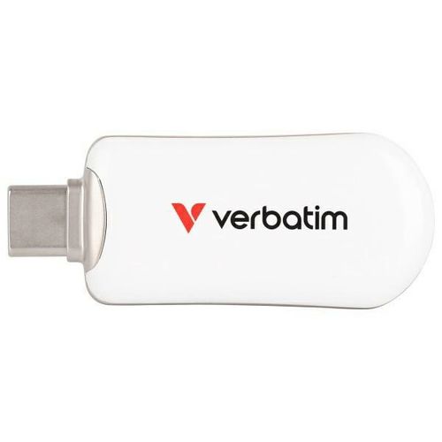 pendrive verbatim plectra 64gb usb-c     biały/white 30228 na Arena.pl