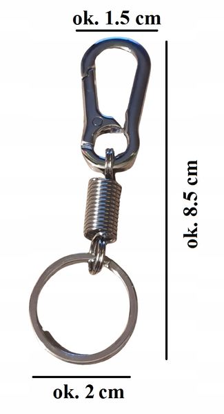 Mały Karabińczyk do kluczyków plecaka paska szekla survival edc gadżet hit zdjęcie 10