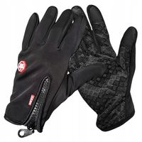 RĘKAWICZKI ROWEROWE DOTYKOWE SPORTOWE WODOODPORNE