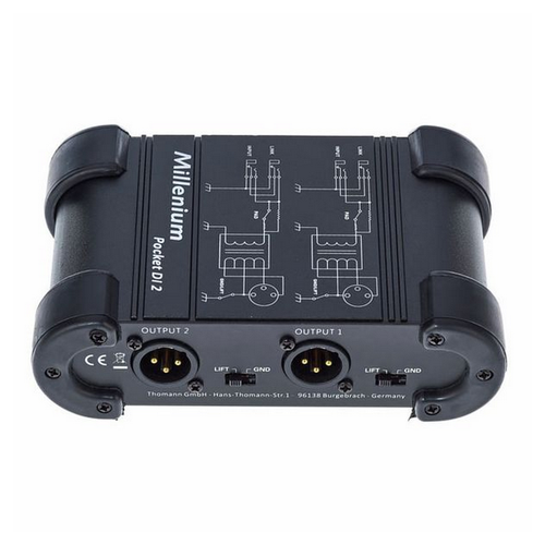 Pasywny 2-kanałowy moduł DI Box Dual/Mono Millenium Pocket DI 2 na Arena.pl