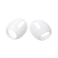gumki cienkie bez uszka do Apple Airpods Pro, JBL białe Ultrathin