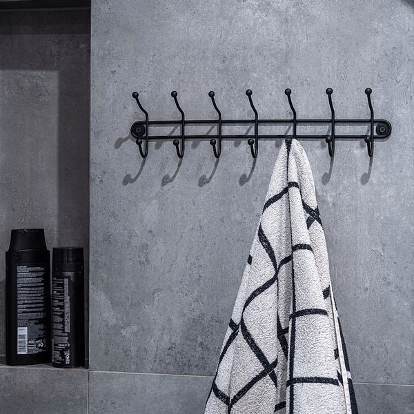 Wieszak Ścienny Na Ubrania Uchwyt 3 + 7 Haczyków zdjęcie 11