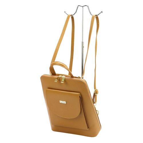 Miejski damski plecak MiaMore skórzany torebka na ramię z kieszeniami na Arena.pl