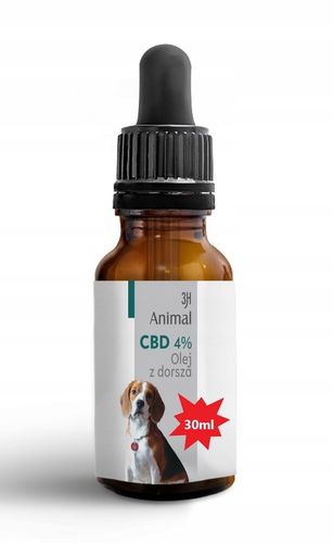 CBD 4% OLEJEK KONOPNY DLA PSÓW PSA KOTÓW KOTA 30ml FULL SPECTRUM CERTYFIKAT na Arena.pl