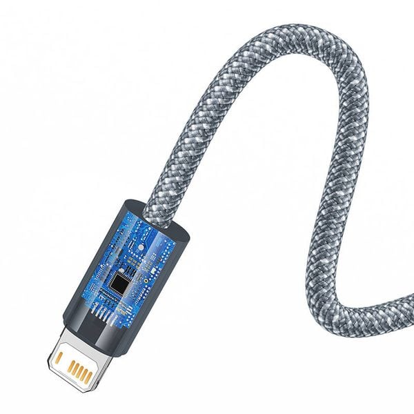kabel usb do lightning baseus dynamic series, 2.4a, 2m (szary) zdjęcie 4