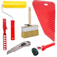 Zestaw Do Tapetowania Komplet Narzędzi Do Położenia Tapety 6 ELEMENTÓW