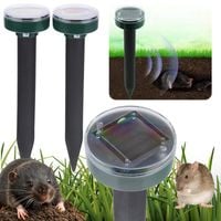 Odstraszacz Na Krety Nornice Ryjówki Solarny Odstraszacz Gryzonie Zestaw 2