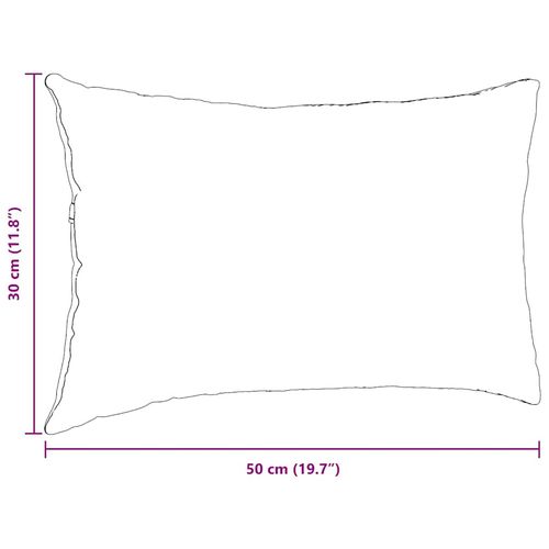 Poduszki na sofę 2 pcs jasnozielony 50 x 30 cm na Arena.pl