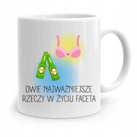 Kubek Na Dzień Chłopaka Dwie Najważniejsze Rzeczy Z Nadrukiem Ze Zdjęciem