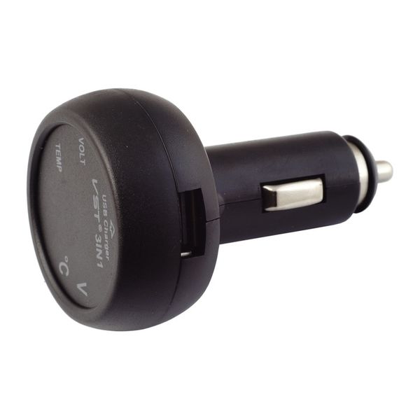 Woltomierz termometr ładowarka USB 3w1 12/24V zdjęcie 2