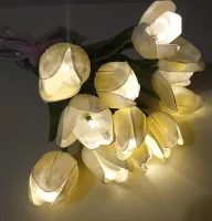 Tulipany led pęczek 10 świecących kwiatów lampka nocna do wazonu