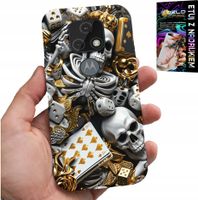 ETUI DO MOTOROLA MOTO E7 PLUS - KRÓL POKER KOŚCI AS WZORY DLA MĘŻCZYZN