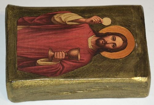 Ikona Jezus z Hostią mała na Arena.pl