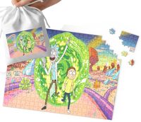 PUZZLE TRADYCYJNE - WZORY Z FILMÓW I GIER BAJEK 252el + WORECZEK