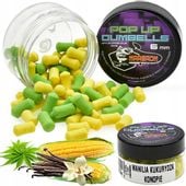 Dumbells POP UP 6mm Margrom WANILIA KUKURYDZA KONOPIE Method Feeder