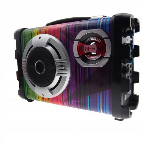 Karaoke Głośnik Bluetooth BOOMBOX + 2 mikrofony na Arena.pl