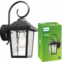 Lampa Ogrodowa LED Kinkiet Elewacyjny BUZZARD E27 IP44 Latarnia PHILIPS