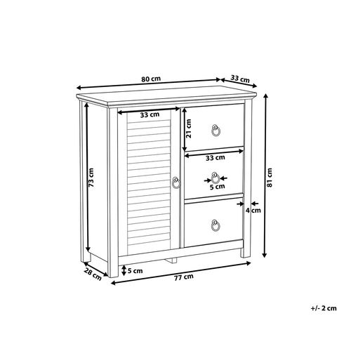 Komoda Biała Kirkland na Arena.pl