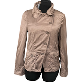 Lekka Kurtka Damska Wygodna Przejściowa Stylowa Brązowy Rozmiar 38