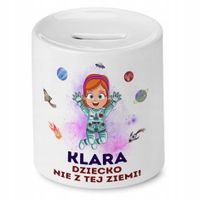 Skarbonka 330 Ml Dla Klary Córki Dziecka Z Nadrukiem Ze Zdjęciem