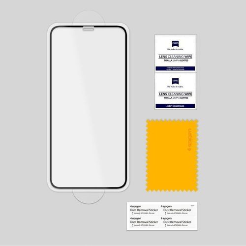 Szkło hartowane do iPhone XR / 11, Spigen Slim FC na Arena.pl