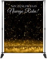 TŁO ścianka FOTO sylwester nowy rok na imprezę salę DUŻO WZORÓW
