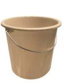 wiadro plastikowe z metalową rączką 5l. eco line