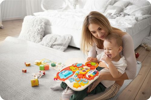 CHODZIK PCHACZ INTERAKTYWNY STOLIK EDUKACYJNY 5W1 na Arena.pl