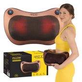 PODUSZKA MASUJĄCA SHIATSU MASAŻER GRZEJĄCY PLECÓW KARK CIAŁO PLECY NOGI