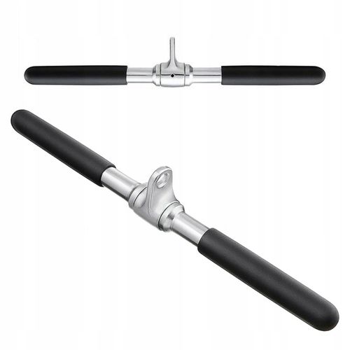 UCHWYT PROSTY DRĄŻEK DO WYCIĄGU ATLASU GRYF OBROTOWY DO ĆWICZEŃ 50CM 4FIZJO na Arena.pl