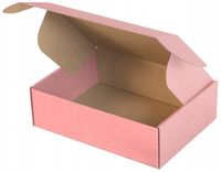 Karton do wysyłki fasonowy RÓŻOWY 240x170x70mm Pudełko InPost A 20 sztuk