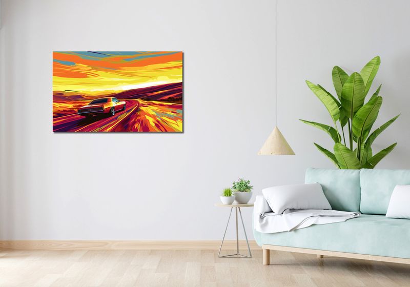 Obraz 100x60cm Pędź Przed Siebie zdjęcie 2