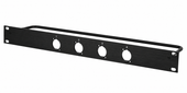 Patch panel RACK 19" 1U na 4 gniazda typu D Kera Audio 1U-4D