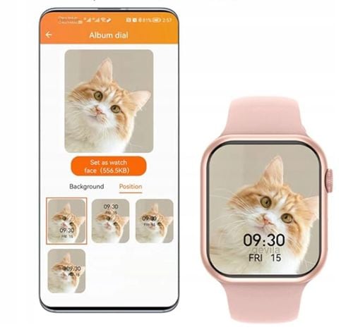 Zegarek dziecięcy MK-Tech smartwatch pulsometr biały na Arena.pl