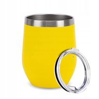 Kubek do Yerba Mate Matero TermoLid Żółte 350ml z Pokrywką