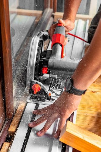 Zagłębiarka Piła Pilarka 1200W + Szyna 140 cm + Ściski GRAPHITE na Arena.pl