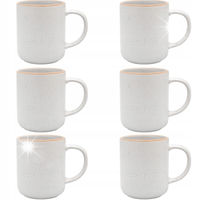 Kubek MG Home Artena porcelana 400 ml duże jasne NA PREZENT