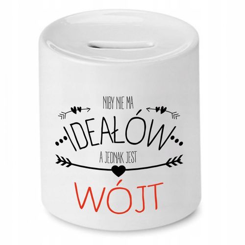 Skarbonka Prezent Dla Wójta Niby Nie Ma Ideałów Z Nadrukiem Ze Zdjęciem na Arena.pl