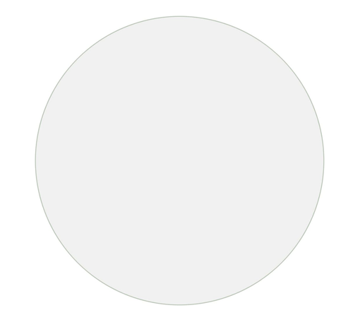 Przezroczysta Okrągła Mata Ochronna na Stół Biurko Blat 120 cm, 2 mm – Podk na Arena.pl