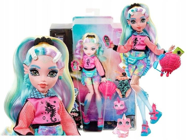 LALKA MONSTER HIGH LAGOONA BLUE + akcesoria HHK55 zdjęcie 1