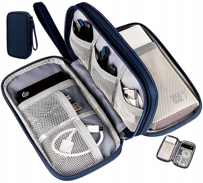 Organizer Na Ładowarki Kable Usb Etui Podróżne zdjęcie 4