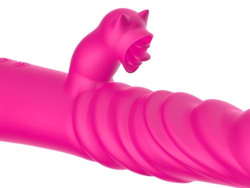 tongue licking triple stimulation thrusting vibrator na Arena.pl