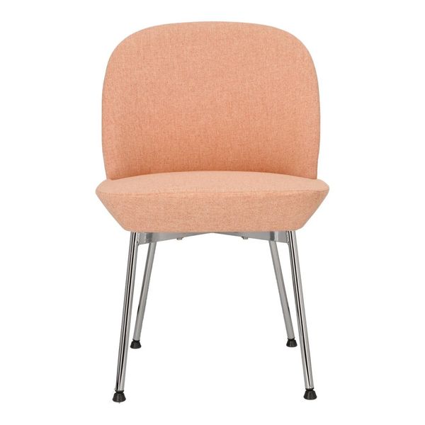 Krzesło Cloe różowe/ chrom zdjęcie 2