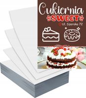 Ulotki A5 5000szt reklamowe firmowe różne wzory CUKIERNIA TWOJA NAZWA