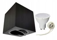 OPRAWA NATYNKOWA TUBA kwad RUCHOMAAlu LED GU10 10W