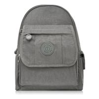 modny plecaczek damski w kolorze szarym sp-10-gr