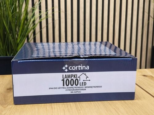 LAMPKI CHOINKOWE 1000 LED ATEST 51,5M BIAŁE CIEPŁY BIAŁY PROGRAMY CHOINKA na Arena.pl
