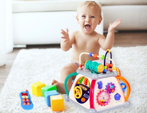 Kostka edukacyjna Little Joy Box na Arena.pl