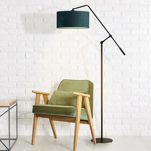 Lampa podłogowa LIBERIA GOLD biała szara na Arena.pl