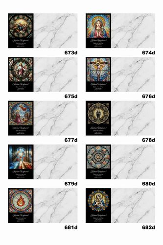 SZKLANA PODSTAWKA POD ZNICZE TWÓJ DOWOLNY TEKST 50 WZ JASNY MARMUR 60x30cm na Arena.pl